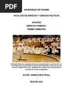 Derecho Romano Apuntes 1 Semestre - I Parte de Clases