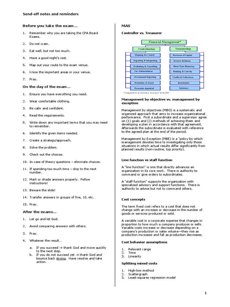 CPALE Send-Off Notes | PDF