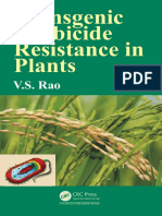 Transgenic Herbicide Resistance in Plants 9781466587380 1466587385