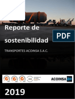 Reporte de Sostenibilidad 2019