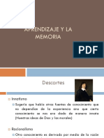 Aprendizaje La Memoria Ultima