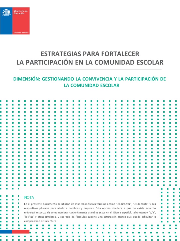 Estrategias para Mejorar la Participación Escolar | PDF | Grupo de ...