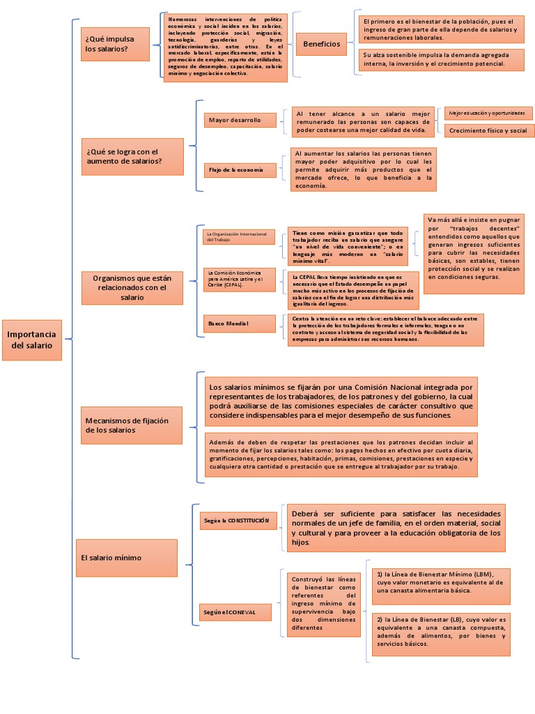 Cuadro Sinóptico | PDF | Salario | Salario mínimo