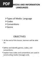 English 5 - Media and Information Languages