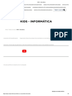 KIDS - Informática - Texto para Divulgação