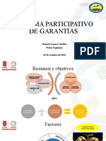 Sistema Participativo de Garantías, Bisagras UT.