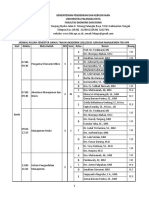 Jadwal Kuliah Semester Ganjil 2022-2023 OK