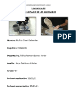 Laboratorio #4 PESO UNITARIO DE LOS AGREGADOS
