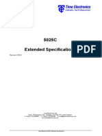 5025C Extended Specs