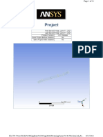 Project analysis and simulation results