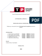 S01.s02. Informe de La Psicología Social Comunitaria - GRUPAL