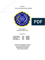 Makalah Kelompok 2 Kedudukan Dan Fungsi Bi