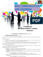 1 Purposive Communication - Grammar