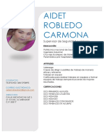 Aidet Robledo Carmona: Supervisor de Seguridad e Higiene