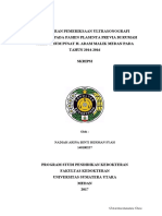 Gambaran Pemeriksaan Ultrasonografi Plasenta Pada Pasien Plasenta Previa Di Rumah Sakit Umum Pusat H. Adam Malik Medan Pada TAHUN 2014-2016