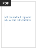 Embedded Diploma 51 & 52 & 53 Reservation