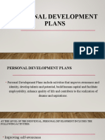 Lesson 4 Personal Development Plan