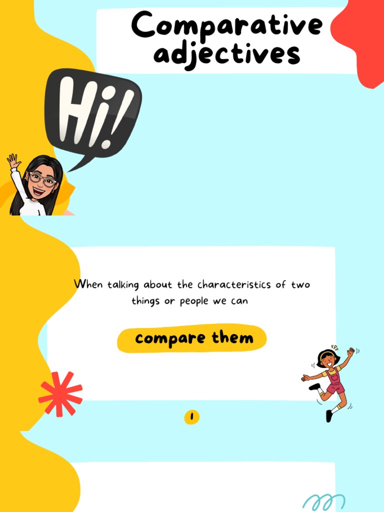 Comparative Adjectives | PDF