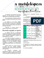 Aspectos morfologicos en el desarrollo