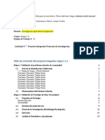 Tabla de Contenido Del Proyecto Integrador Etapa 1 y 2: Etapa 1. Validación de Problema-Solución de Comunidad. 2