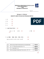 Ujian 1 Matematik Tingkatan 4 (Skema)