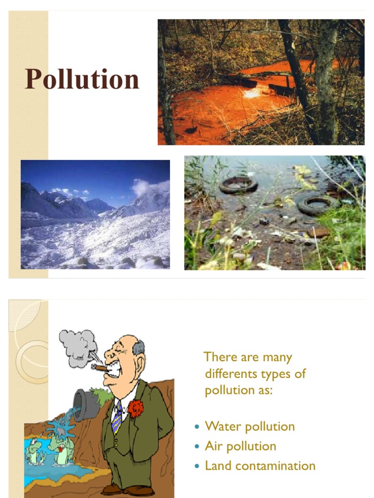 water pollution presentation in english
