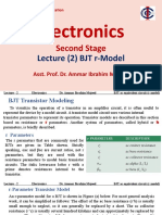 BJT r-Model Circuit Explained