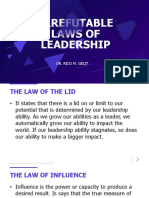 Irrefutable Laws of Leadership