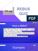 Rebus Quiz 1