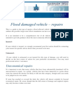 Study of Flood Damaged Vehicle
