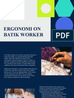 Ergonomi On Batik Worker