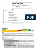 Accounts Receivable Invoice Processing Audit 201920