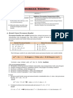 Modul 1 Persamaan Kuadrat