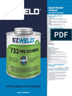 E-Z WELD PIPE CLEANER SDS