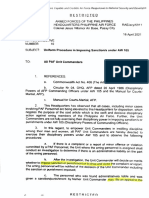 2 Letter Directive NR 10 Dated 16 April 2021, Uniform Procedure in Imposing Sanctions Under Aw 105