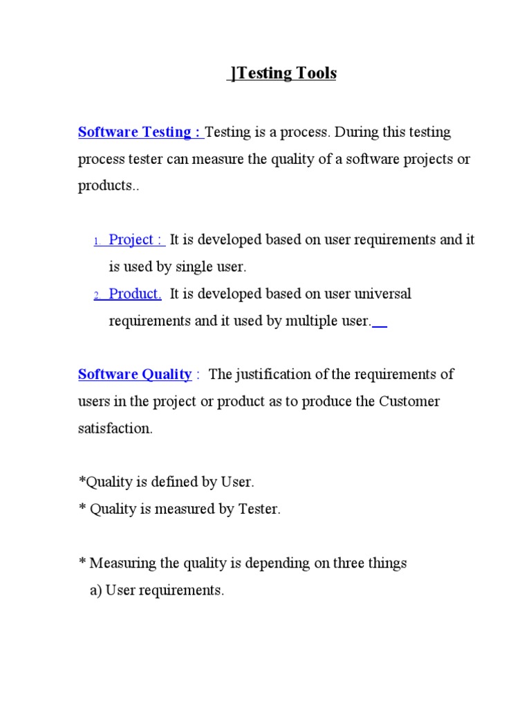 Manual testing notes pdf software testing software development