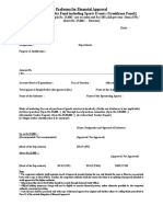 Proforma For FA Student Activity Fund Including Sports Events Gymkhana Fund 2