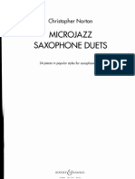 Microjazz Saxophone Duets