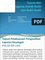 Tujuan Dan Tanggung Jawab Audit Dan Bukti Audit