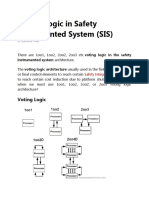 Voting Logic in Safety Instrumented System (SIS)