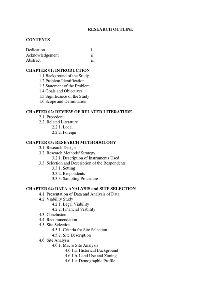 Research Outline | PDF | Science