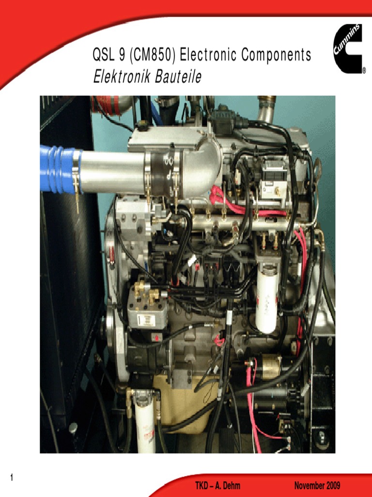 Sensoren Übersicht QSL 9 | PDF | Internal Combustion Engine | Turbocharger