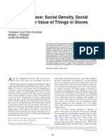 O'GUINN - TANNER - & - MAENG - 2015 - Turning To Space - Social Density, Social Class and The Value of Things in Stores