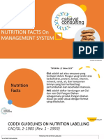Nutrition Facts Management