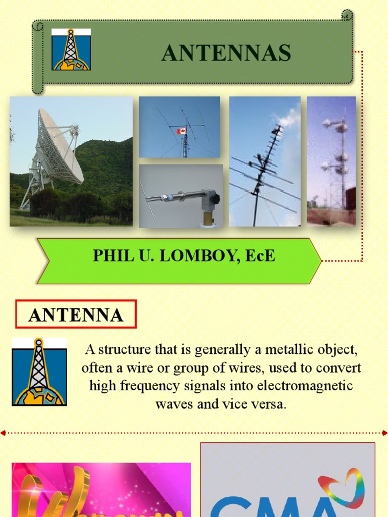 Antenna Fundamentals PDF Antenna (Radio) Radiation
