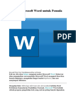 Materi Microsoft Word Untuk Pemula