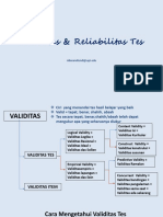 P12-Validitas - Reliabilitas Tes