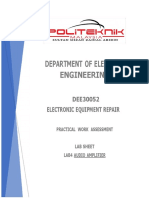 LabSheet 4 - Audio Amplifier - Group - 8