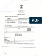 Registration Certificate Summary