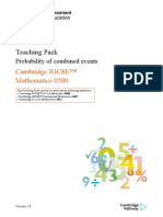 0580 Probability Teaching Pack v1